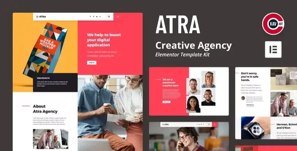 Atra – Creative Agency Elementor Template Kit